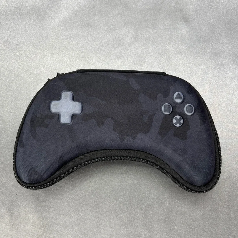 It's Academic Black Camo Video Game Controller Shaped Pencil Case Storage Pouch